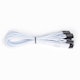 A small tile product image of GamerChief 12VHPWR 600W 4x8-Pin 45cm Sleeved Extension Cable (White)