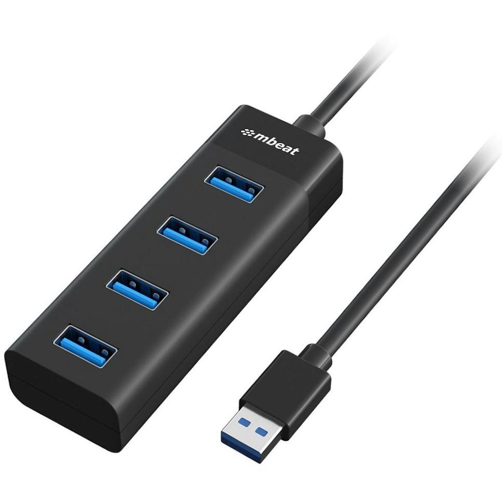 A large main feature product image of mbeat USB-3.0 to 4 Port USB 3.0 Hub