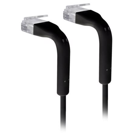 A large main feature product image of Ubiquiti UniFi Ultra-Thin Cat6 Patch Cable - 5m (Black)