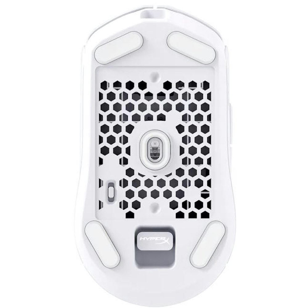 A large main feature product image of HyperX Pulsefire Haste 2 - Wireless Gaming Mouse (White)