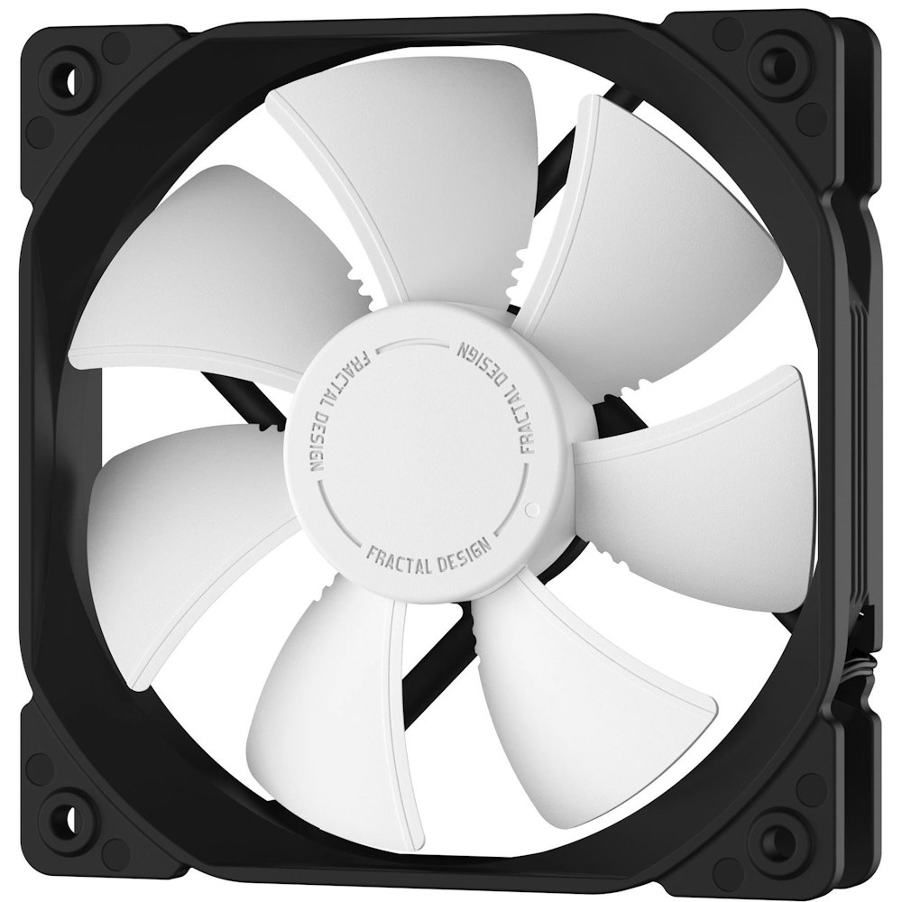 A large main feature product image of Fractal Design Dynamic X2 GP-12 120mm PWM Fan - White
