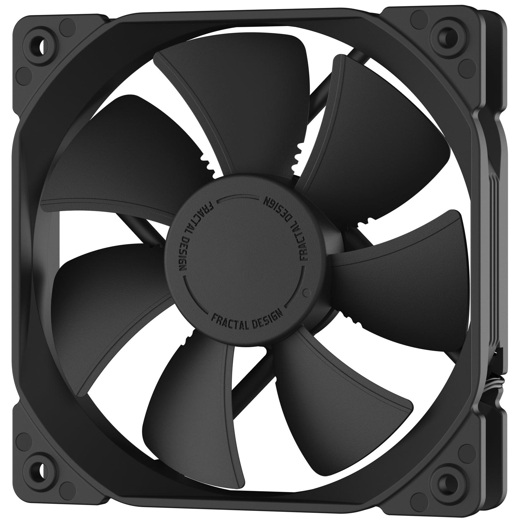 A large main feature product image of Fractal Design Dynamic X2 GP-12 120mm PWM Fan (Black)