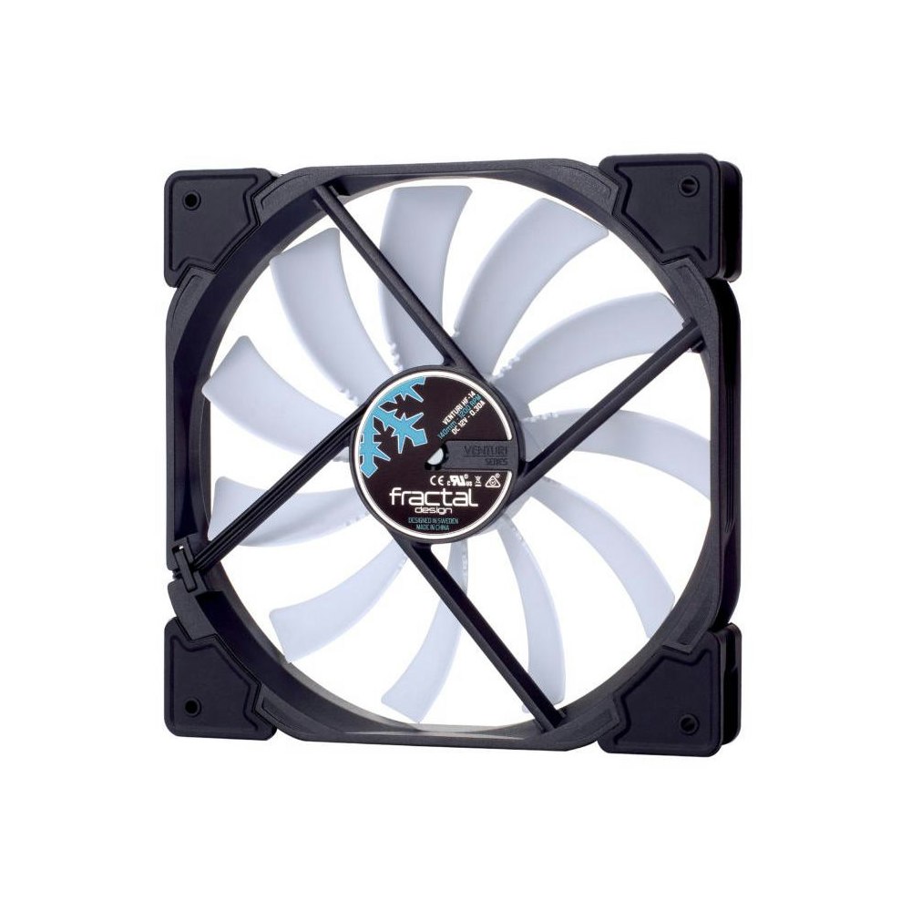 A large main feature product image of Fractal Design Venturi HF-14 140mm Fan - White