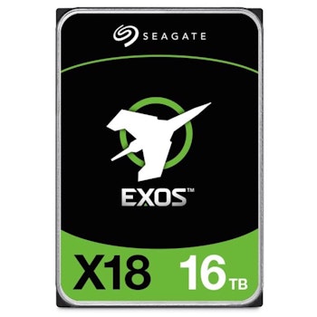 Product image of Seagate EXOS X18 512e/4Kn Enterprise HDD - 16TB 256MB - Click for product page of Seagate EXOS X18 512e/4Kn Enterprise HDD - 16TB 256MB