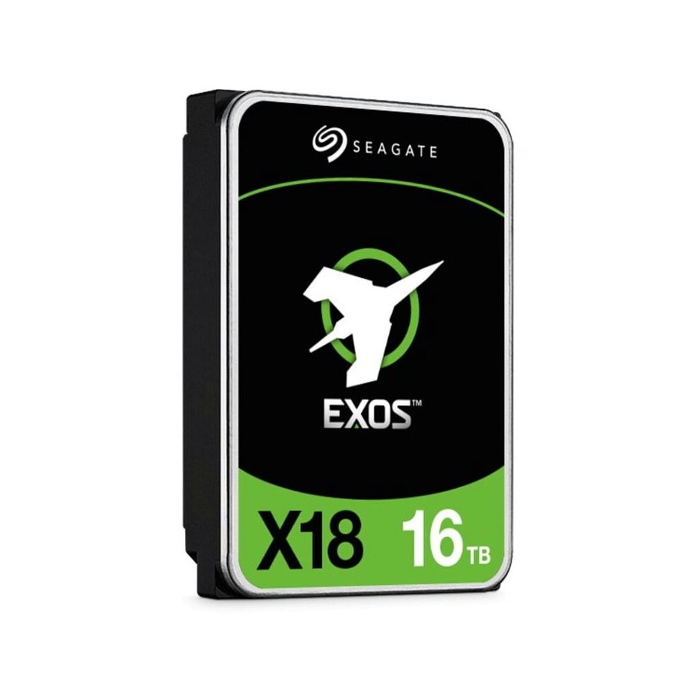 A large main feature product image of Seagate EXOS X18 512e/4Kn Enterprise HDD - 16TB 256MB