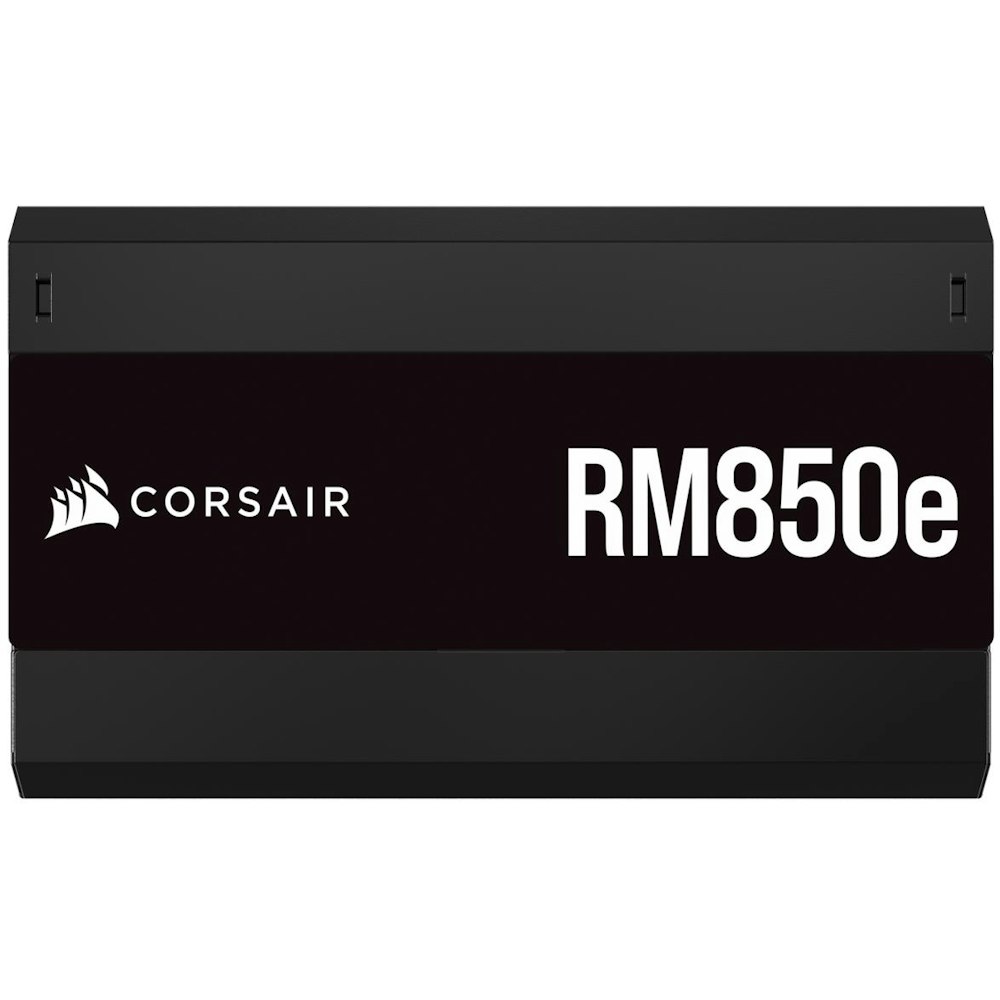 A large main feature product image of Corsair RM850e 850W Gold ATX Modular PSU