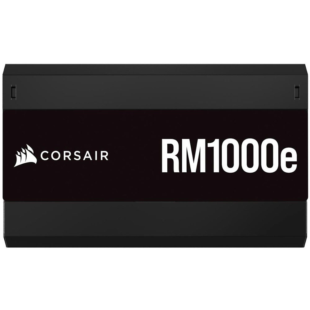 A large main feature product image of Corsair RM1000e 1000W Gold ATX Modular PSU