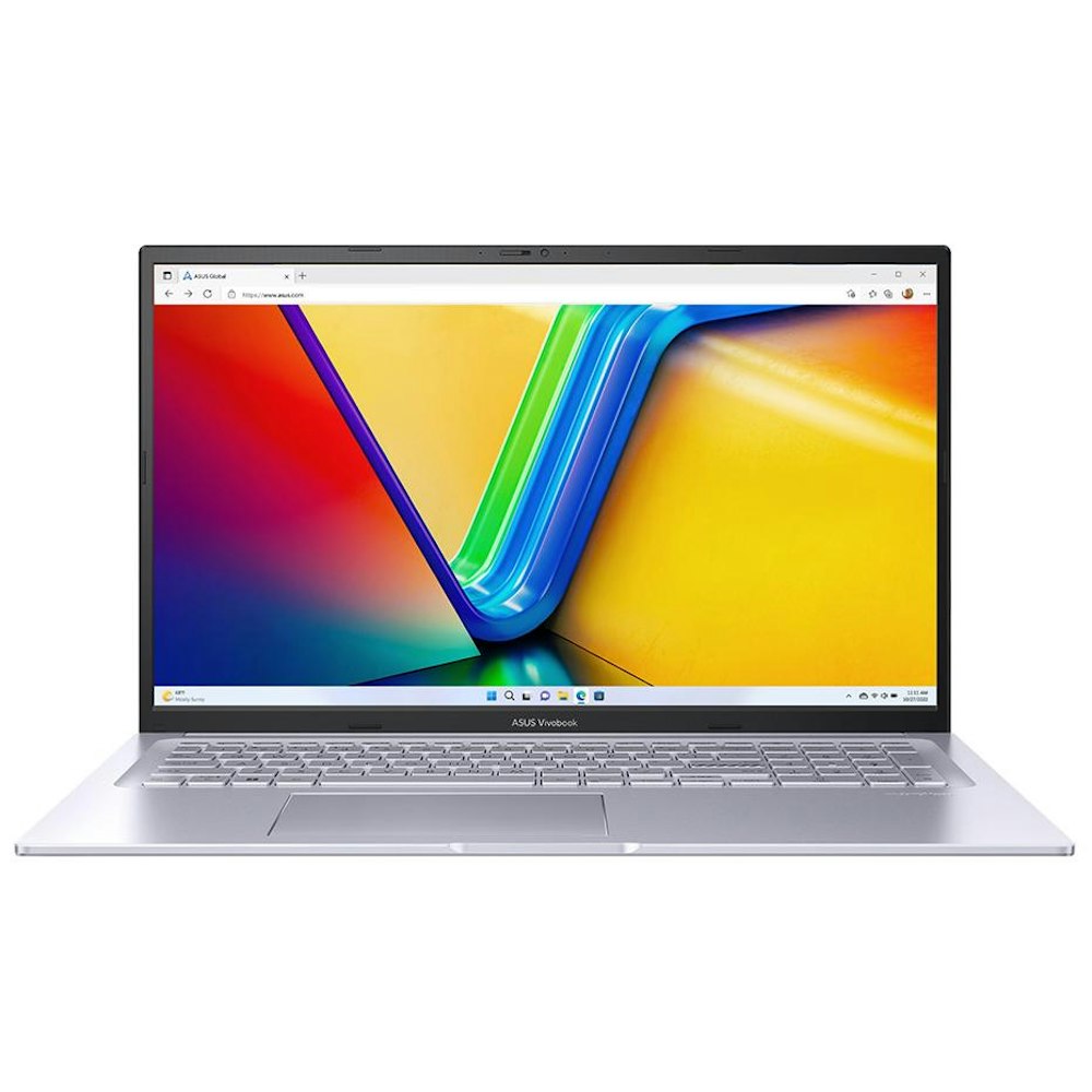A large main feature product image of ASUS Vivobook 17X (D3704) - 17.3" Ryzen 5, 8GB/1TB - Win 11 Notebook