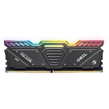 Product image of GeIL 32GB Kit (2x16GB) DDR5 Polaris RGB C36 7200MHz - Grey - Click for product page of GeIL 32GB Kit (2x16GB) DDR5 Polaris RGB C36 7200MHz - Grey