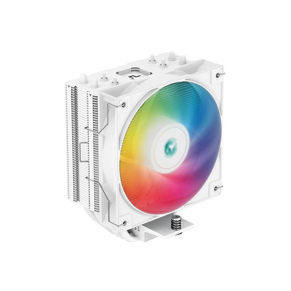 A large main feature product image of DeepCool AG400 ARGB CPU Cooler - White 