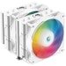 A product image of DeepCool AG620 ARGB CPU Cooler - White