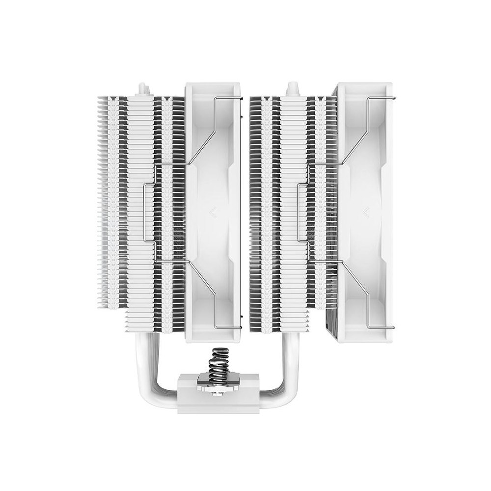 A large main feature product image of DeepCool AG620 ARGB CPU Cooler - White
