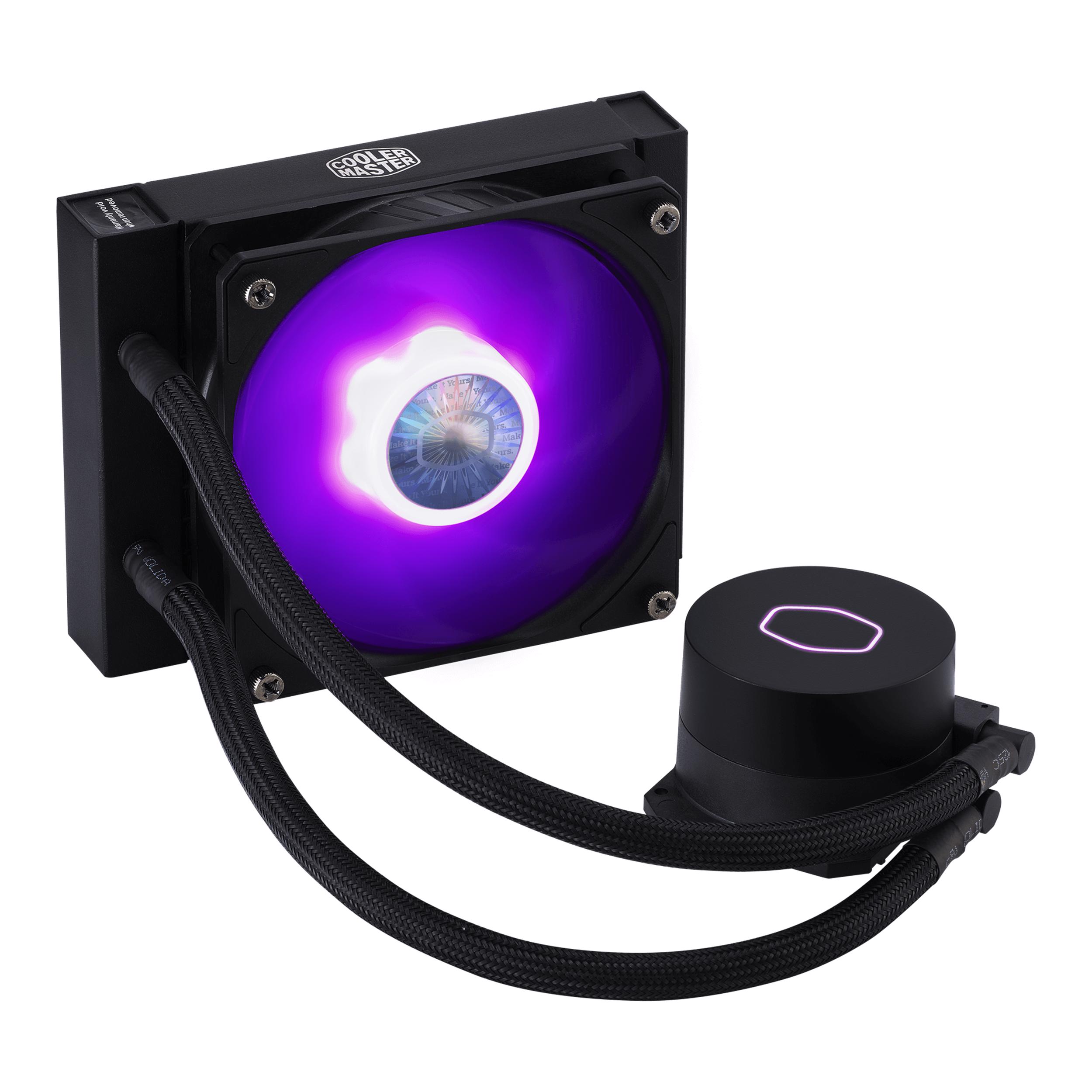 Cooler Master MasterLiquid ML120L Core 120mm AIO Liquid CPU Cooler ...