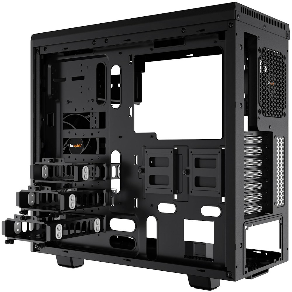 A large main feature product image of be quiet! PURE BASE 600 Mid Tower Case - Silver
