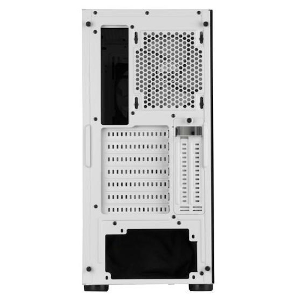 A large main feature product image of SilverStone FARA R1 Pro V2 Mid Tower Case - White