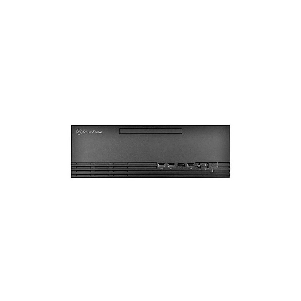 A large main feature product image of SilverStone MILO 11 Micro PC - Black