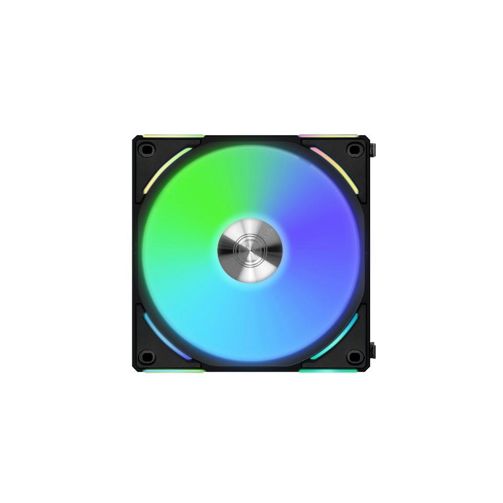 A large main feature product image of Lian Li UNI Fan AL120 V2 Fan Black - Single Pack