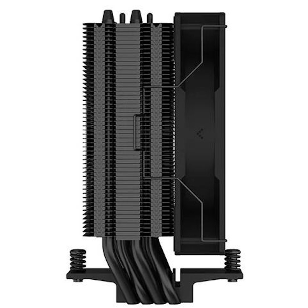A large main feature product image of DeepCool AG400 Black ARGB CPU Cooler