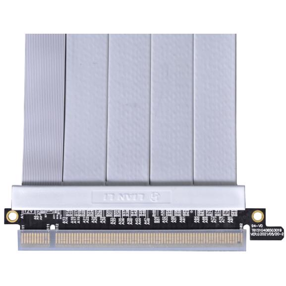 A large main feature product image of Lian Li PCIe 4.0 Riser Cable 600mm (White)