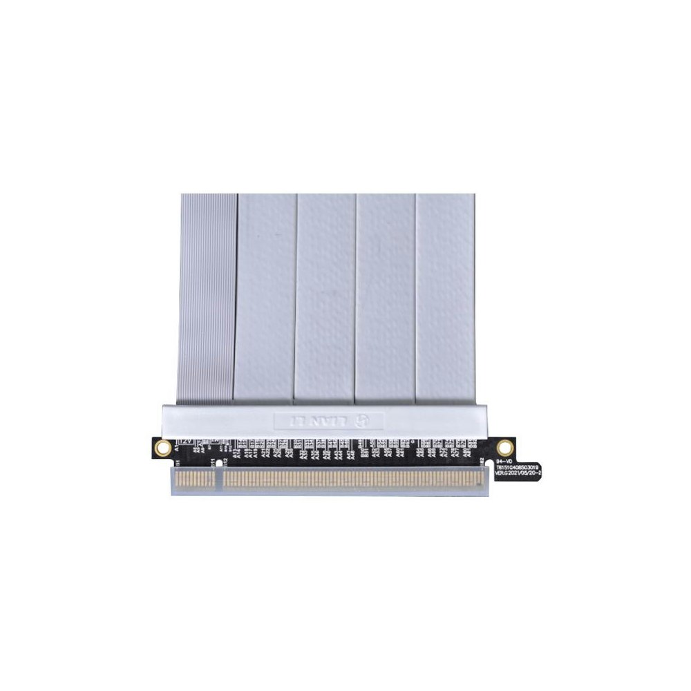 A large main feature product image of Lian Li PCIe 4.0 Riser Cable 600mm - White