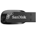 A product image of SanDisk Ultra Shift USB 3.0 Flash Drive - Black 128GB