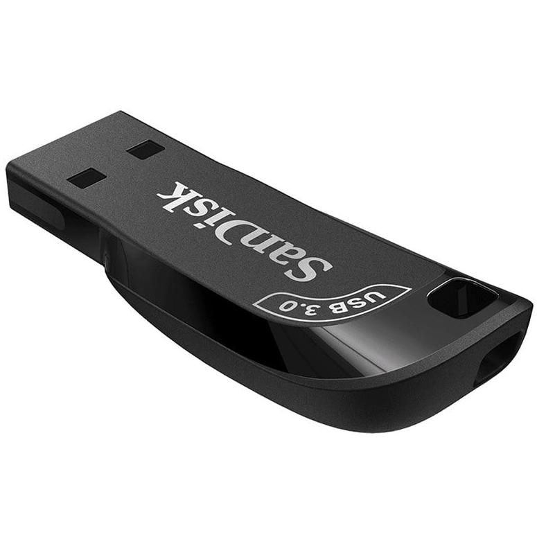 A large main feature product image of SanDisk Ultra Shift USB 3.0 Flash Drive - Black 128GB