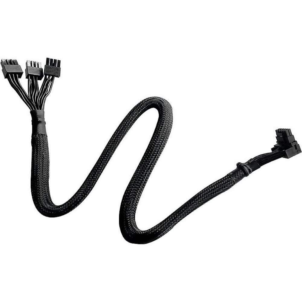 A large main feature product image of Cooler Master 90-degree 12VHPWR to 3x8Pin Adapter Type 2