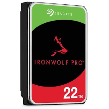 Product image of Seagate IronWolf Pro 3.5" NAS HDD - 22TB 512MB - Click for product page of Seagate IronWolf Pro 3.5" NAS HDD - 22TB 512MB