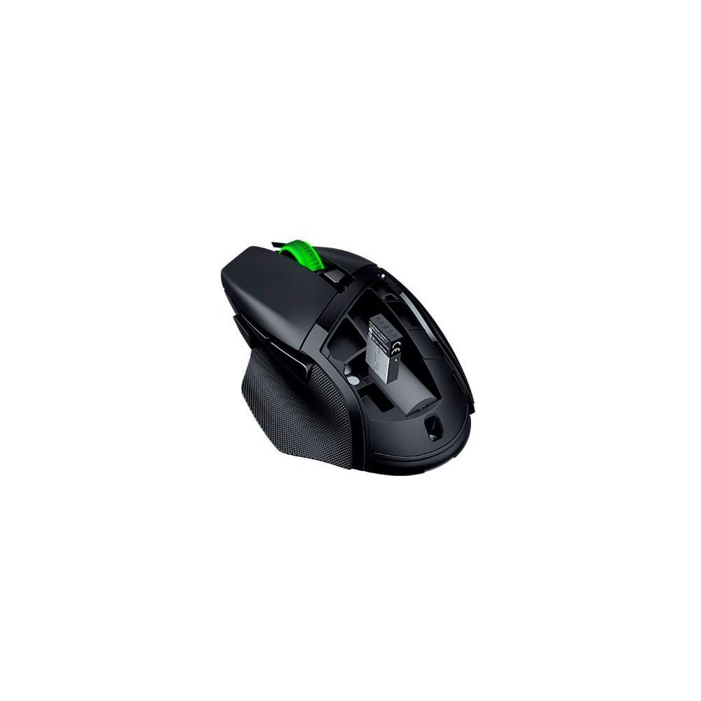 A large main feature product image of Razer Basilisk V3 X HyperSpeed - Ergonomic RGB Wireless Gaming Mouse