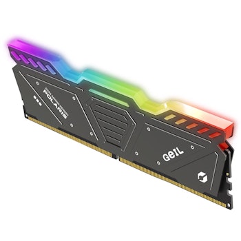 Product image of GeIL 32GB Kit (2x16GB) DDR5 Polaris AMD Edition RGB C38 5600MHz - Grey - Click for product page of GeIL 32GB Kit (2x16GB) DDR5 Polaris AMD Edition RGB C38 5600MHz - Grey