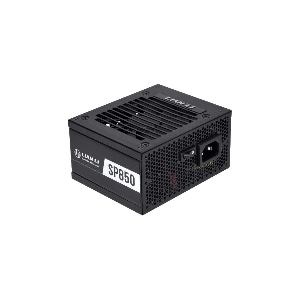 A large main feature product image of Lian Li SP850B 850W Gold SFX Modular PSU - Black