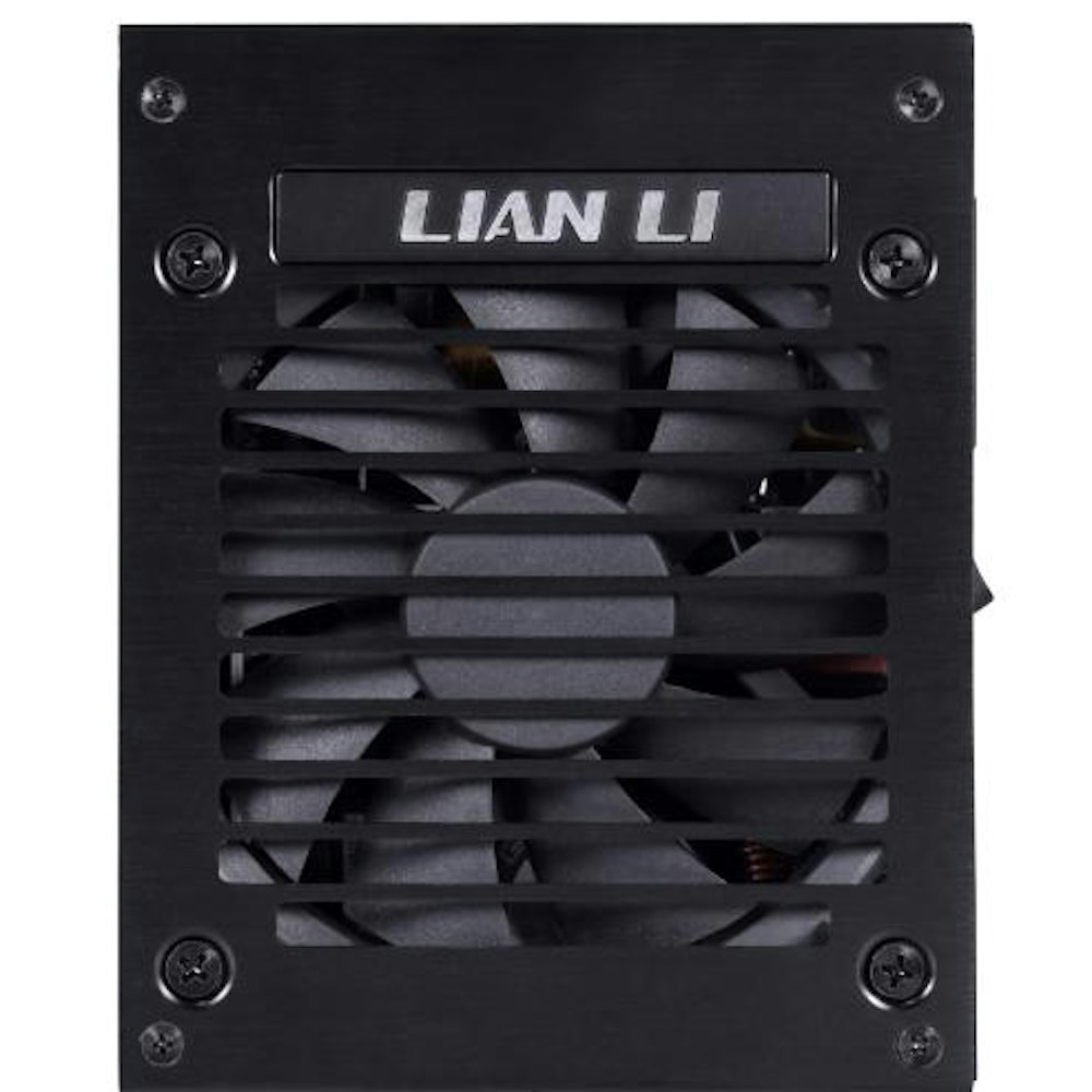 A large main feature product image of Lian Li SP850B 850W Gold SFX Modular PSU - Black