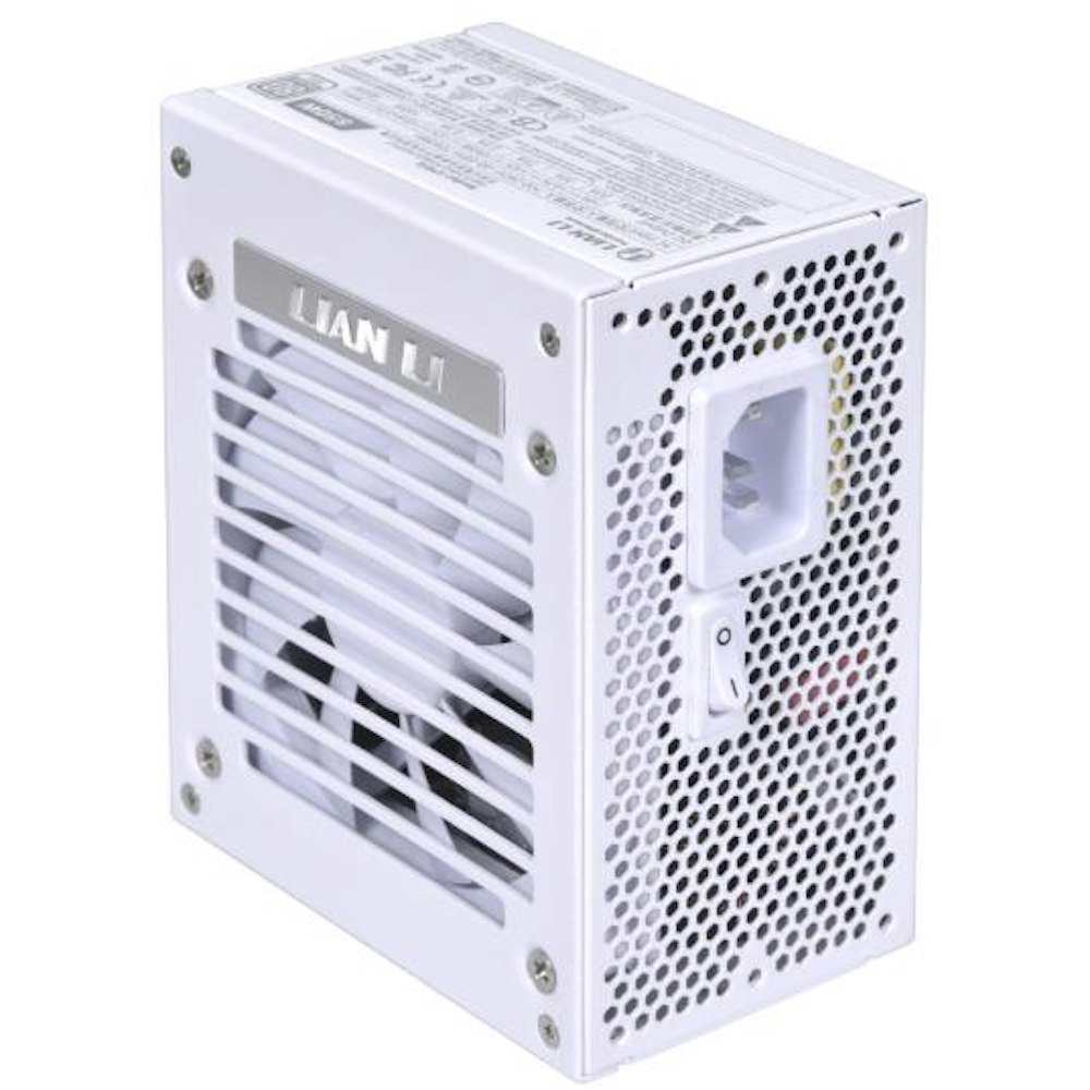 A large main feature product image of Lian Li SP850 850W Gold SFX Modular PSU - White