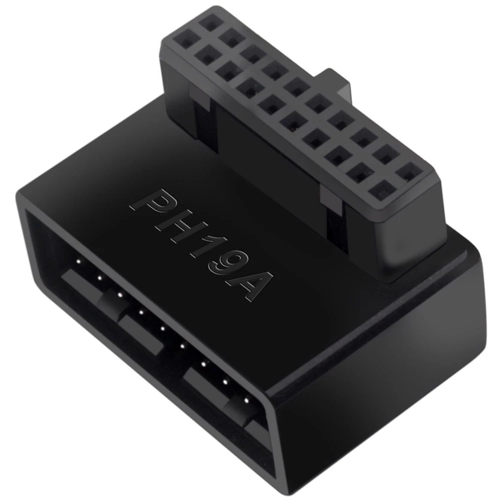 GamerChief USB 3.0 V2 Male to Female Extension Adapter 90 Degrees Up-Angled