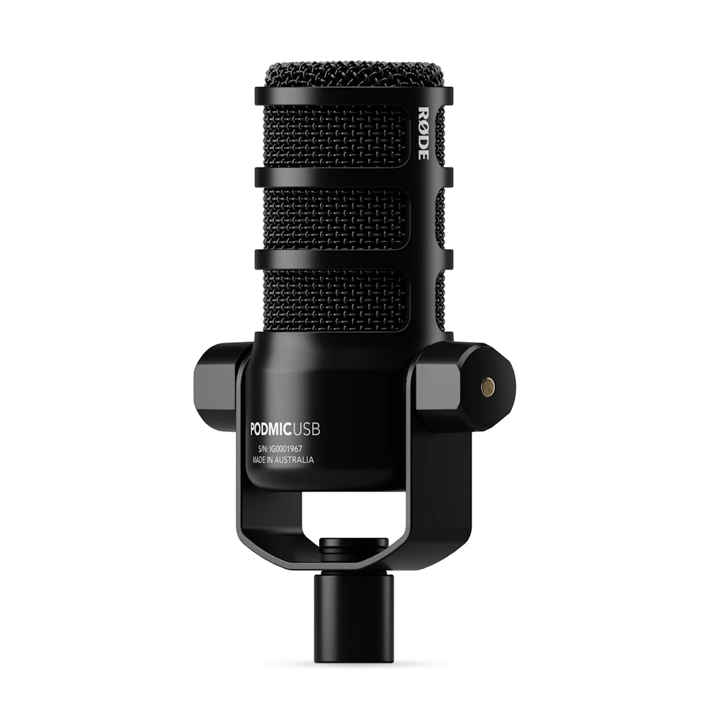 RODE PodMic USB - Versatile Broadcast USB Type-C/XLR Microphone (Black)