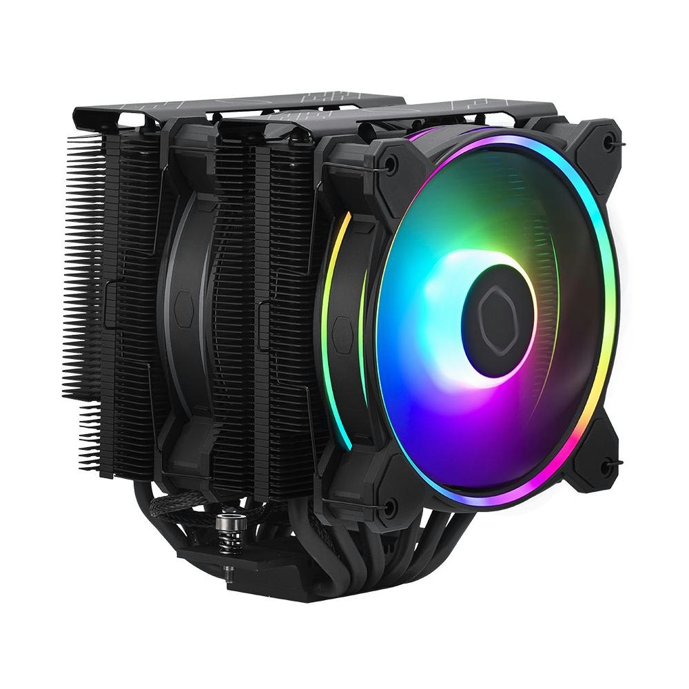 A large main feature product image of Cooler Master Hyper 622 Halo Black CPU Air Cooler