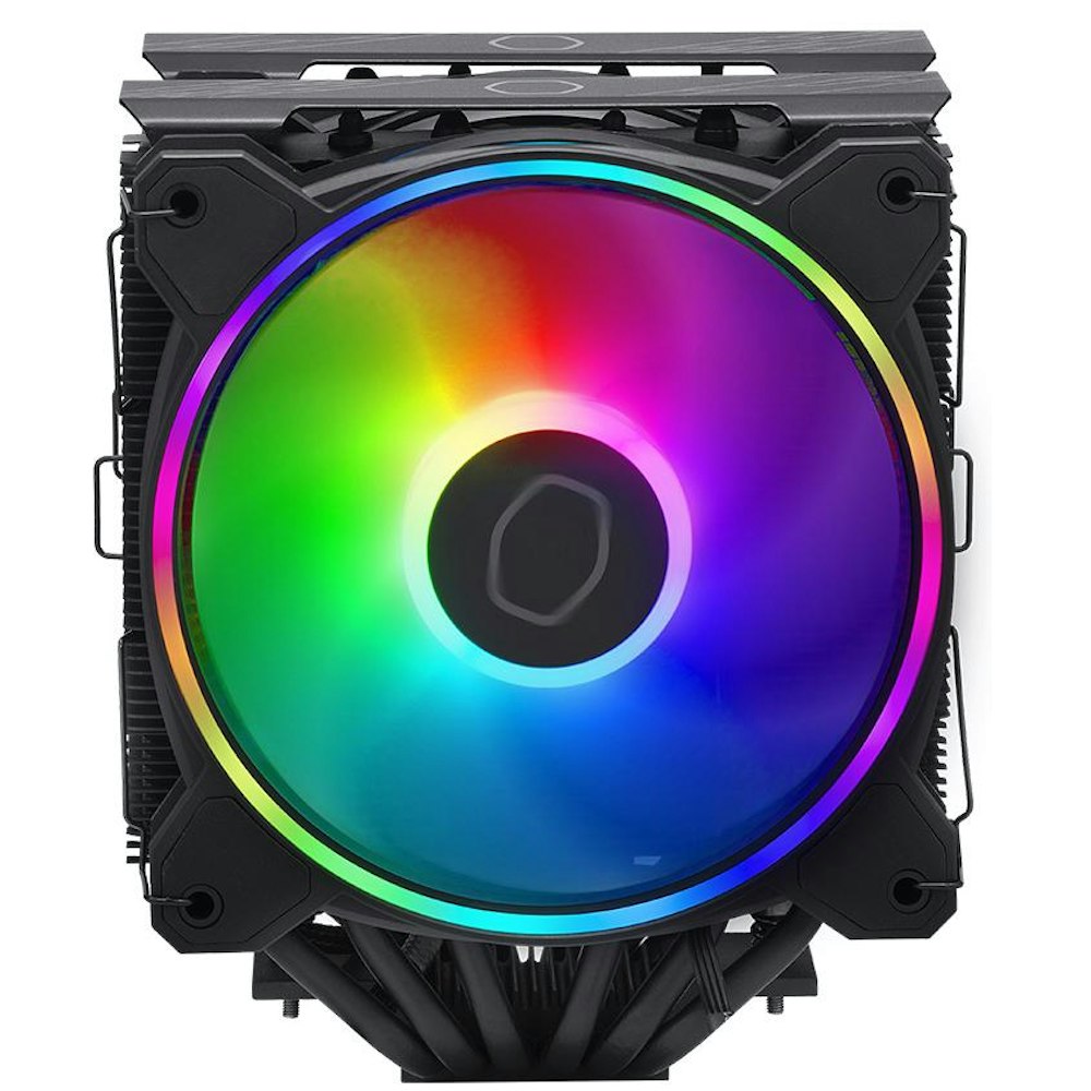 A large main feature product image of Cooler Master Hyper 622 Halo Black CPU Air Cooler