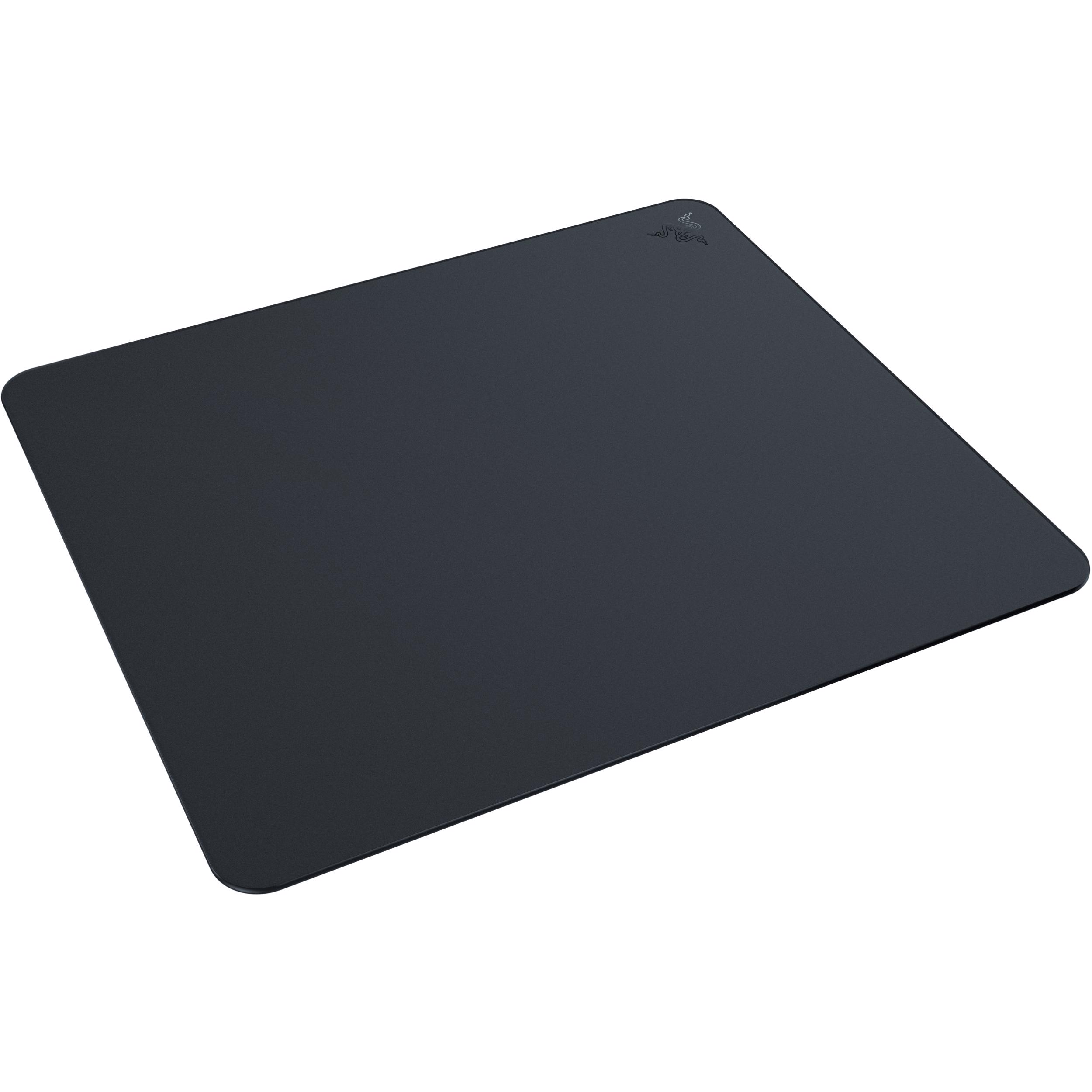 A large main feature product image of Razer Atlas - Premium Tempered Glass Mousepad (Black)