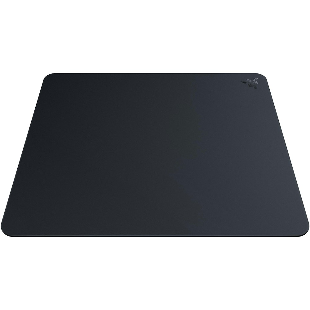 A large main feature product image of Razer Atlas - Premium Tempered Glass Mat (Black)