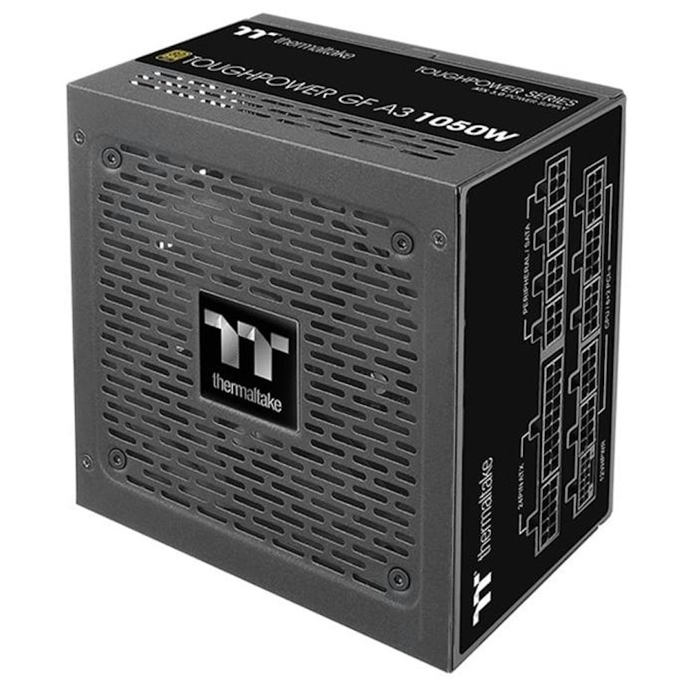 A large main feature product image of Thermaltake Toughpower GF A3 - 1050W 80PLUS Gold PCIe 5.0 ATX Modular PSU
