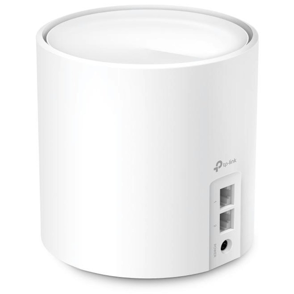 A large main feature product image of TP-Link Deco X60 - AX5400 Wi-Fi 6 Mesh Unit (1 Pack)