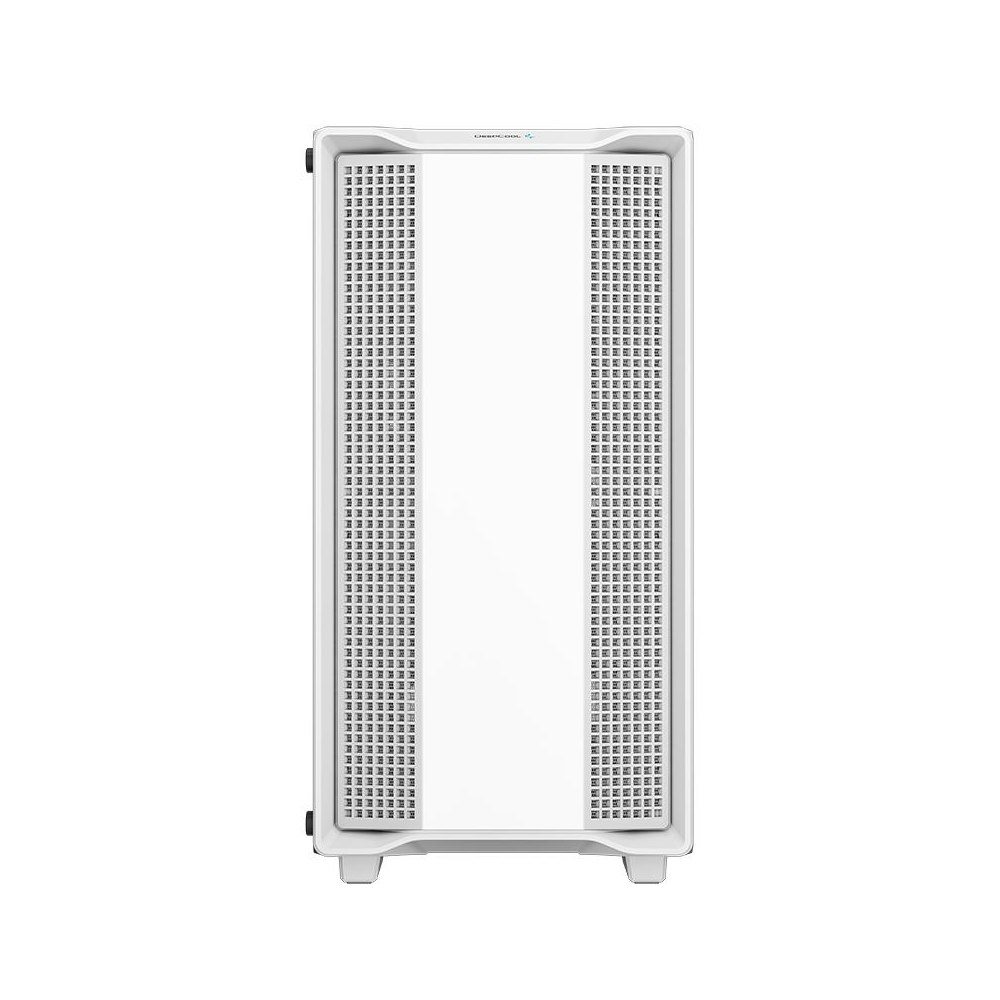 A large main feature product image of DeepCool CC360 ARGB mATX Tower Case - White