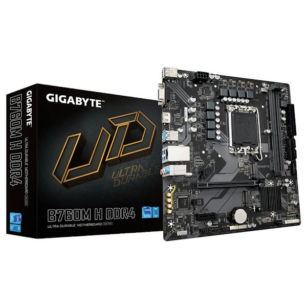 Gigabyte B760M H DDR4 LGA1700 mATX Desktop Motherboard
