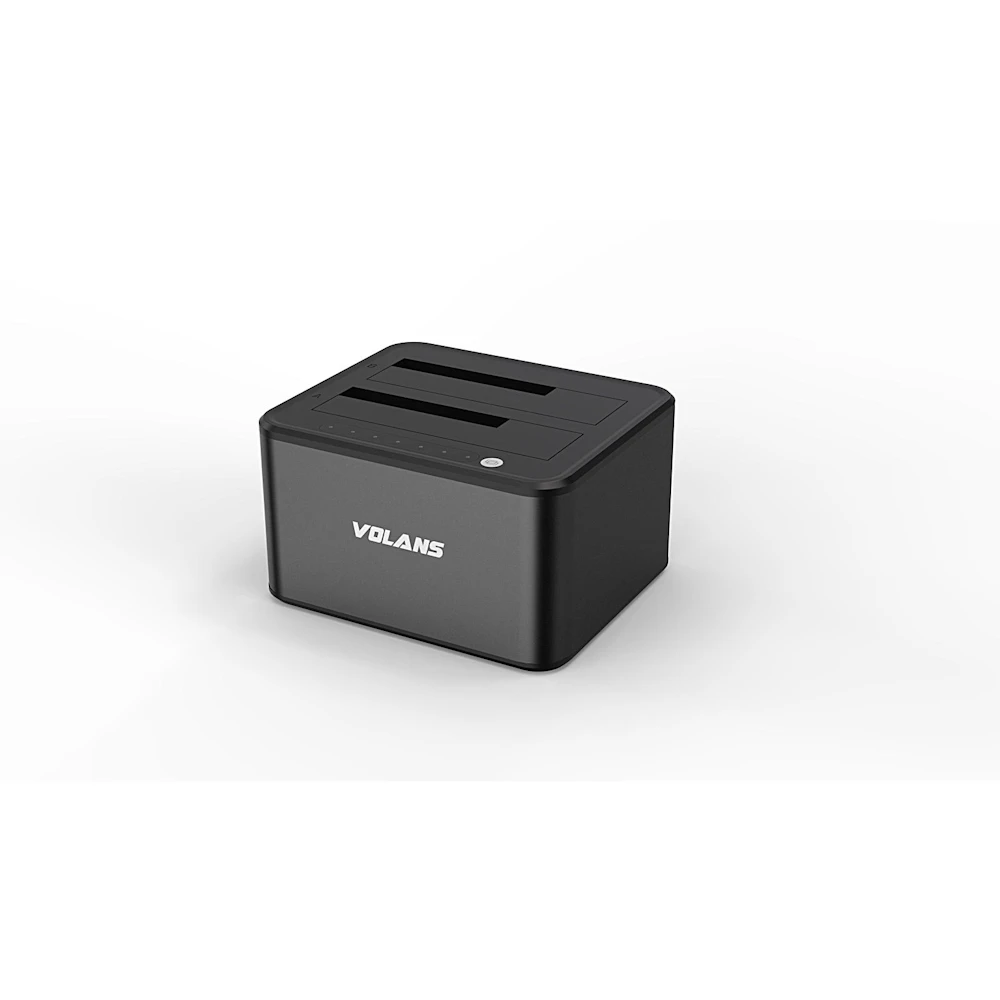 Volans VL-DS30S Aluminium Dual Bay USB 3.0 Docking Station