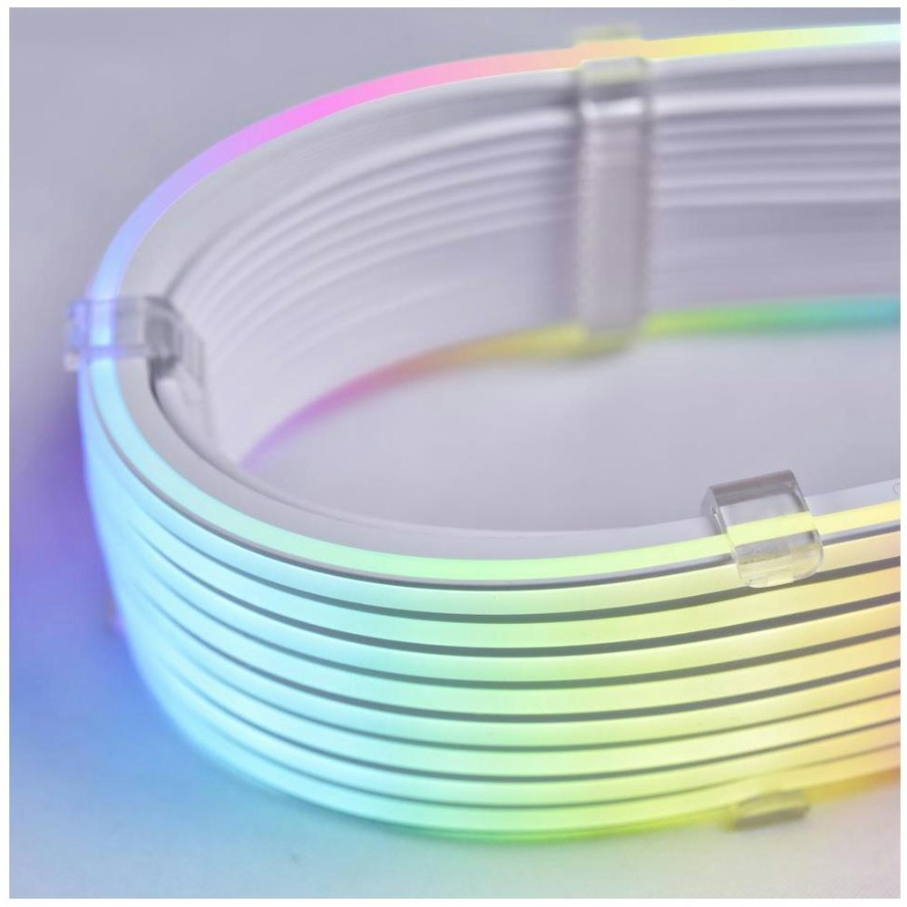 A large main feature product image of Lian-Li Strimer Plus V2 12VHPWR ARGB 12+4-Pin Extension Cable - 108 LEDs
