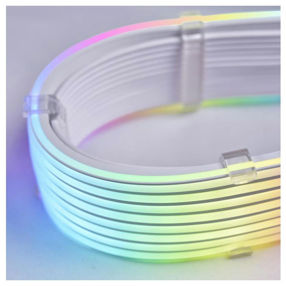 A large main feature product image of Lian-Li Strimer Plus V2 12VHPWR ARGB 12+4-Pin Extension Cable - 108 LEDs