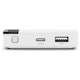A small tile product image of ALOGIC USB-C 10,000mAh Power Bank Ultimate - 18W Power Delivery and Wireless Charging - White