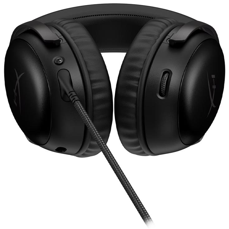 A large main feature product image of HyperX Cloud III - Wired Gaming Headset (Black)