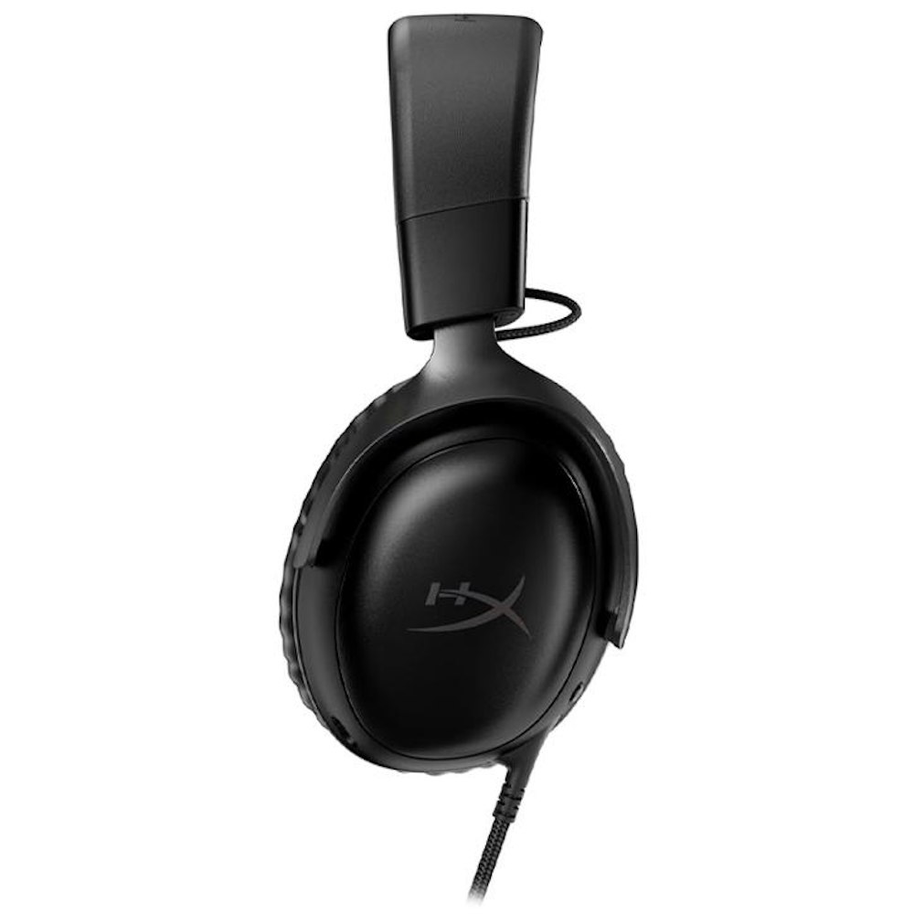 A large main feature product image of HyperX Cloud III - Wired Gaming Headset (Black)