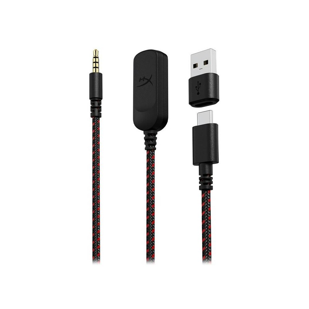 A large main feature product image of HyperX Cloud III - Wired Gaming Headset (Red)